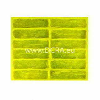 Flexible polyurethane-mold for wall tiles for decorative stone