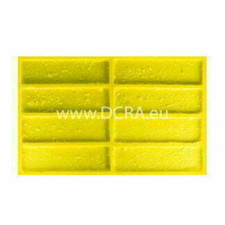 Flexible polyurethane-mold for wall tiles for decorative stone