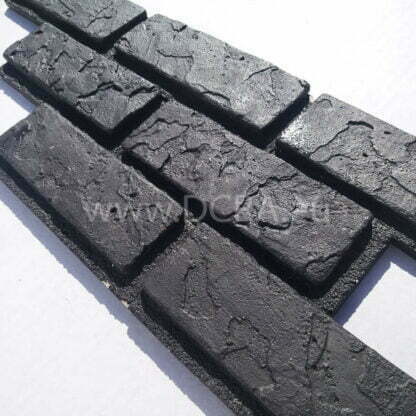 Flexible polymer forms for plasterboard "Larnaka" (12 subspecies of brick). Size 165 x 60 x 18 mm