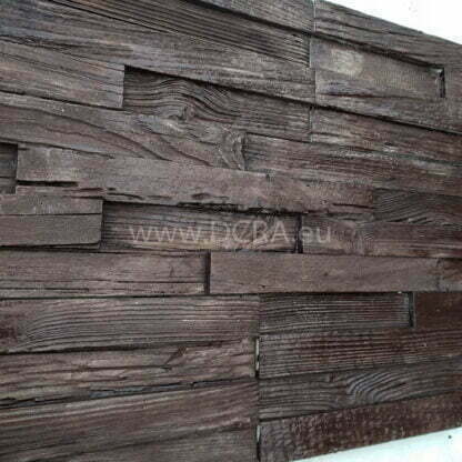Flexible polymer forms for plaster tiles, wood imitation "Sherwood Forest” (3 subspecies). Size 570 x 125 x 15 mm